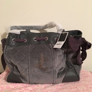 Brand New Gray Juicy Couture Handbag